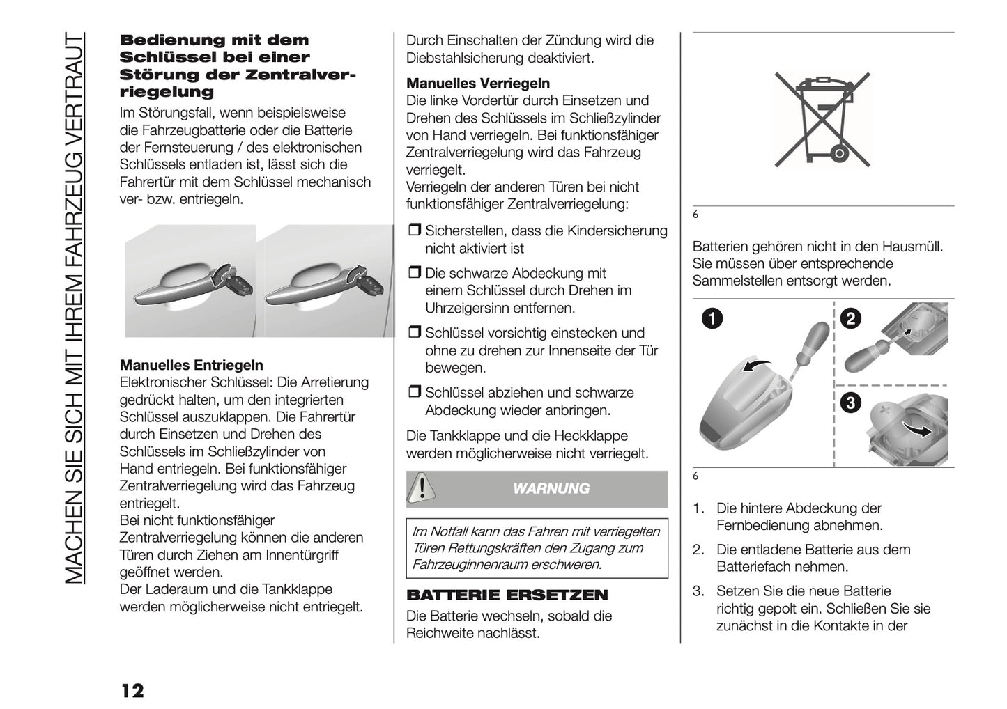 2026 Fiat Doblò Owner's Manual | German