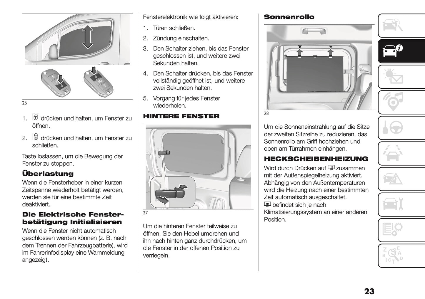2026 Fiat Doblò Owner's Manual | German