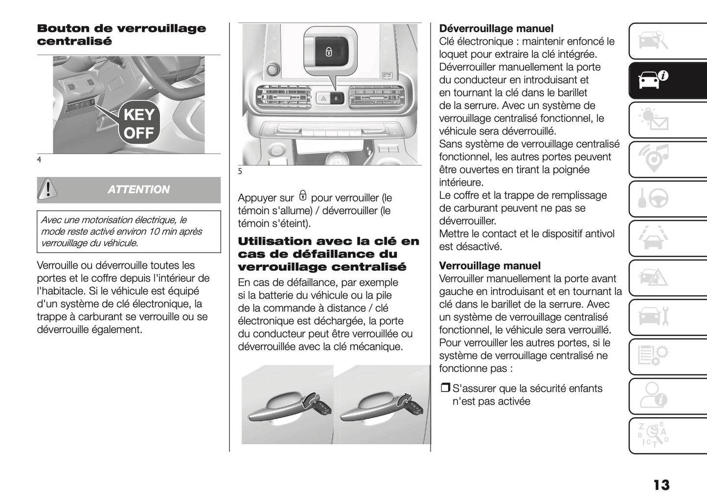 2025 Fiat Doblò Manuel du propriétaire | Français