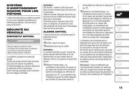 2025 Fiat Doblò Manuel du propriétaire | Français