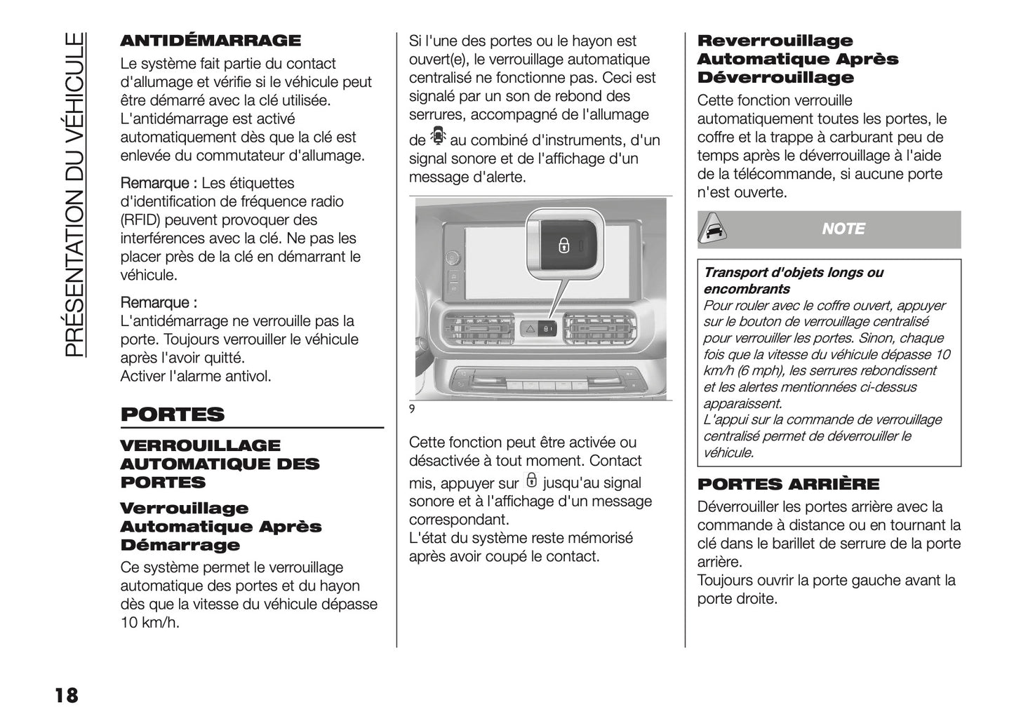 2025 Fiat Doblò Manuel du propriétaire | Français