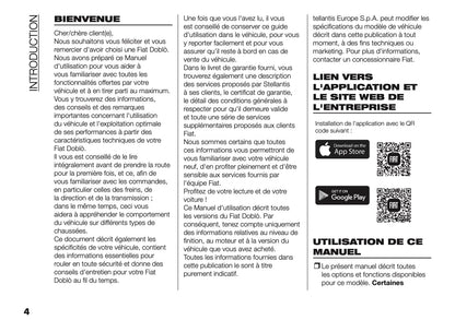 2025 Fiat Doblò Manuel du propriétaire | Français