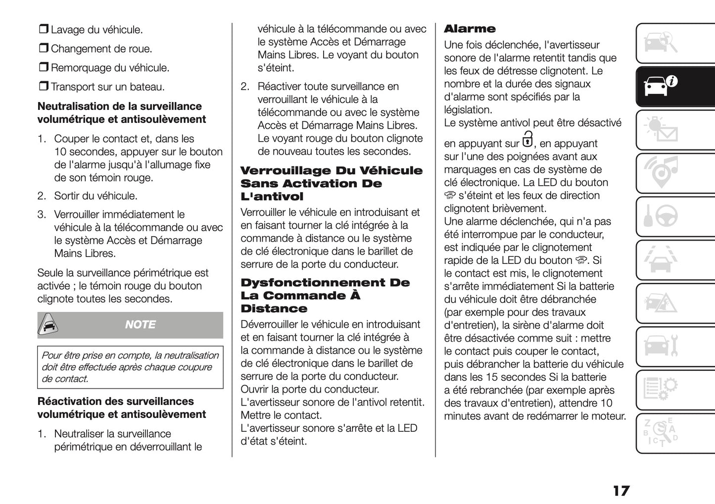 2026 Fiat Doblò Owner's Manual | French