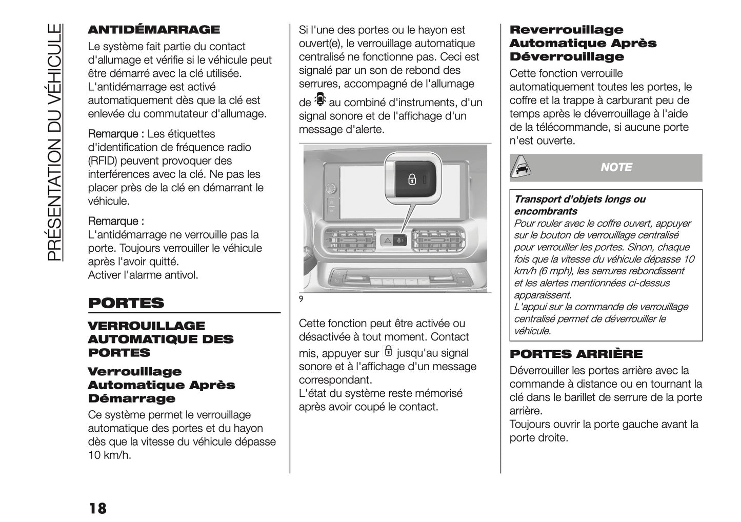 2026 Fiat Doblò Owner's Manual | French