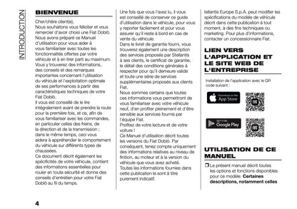 2026 Fiat Doblò Owner's Manual | French