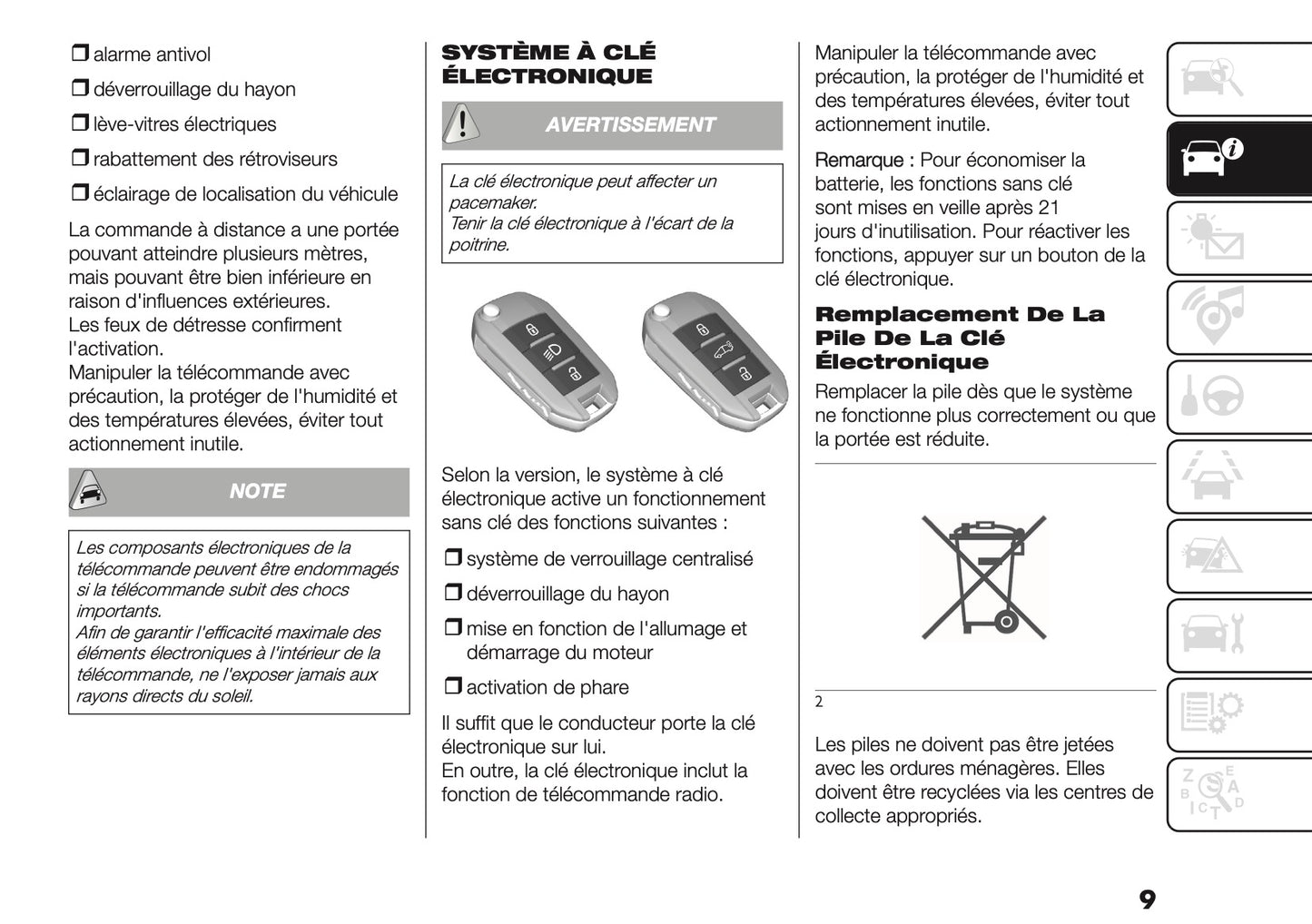 2026 Fiat Doblò Owner's Manual | French