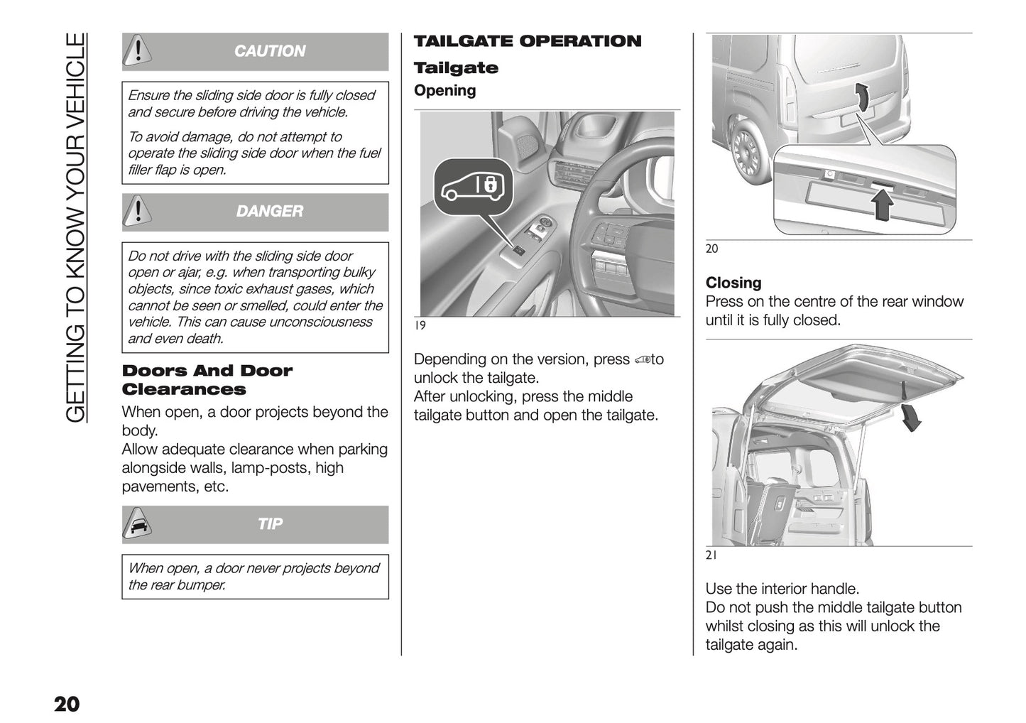 2025 Fiat Doblò Owner's Manual | English