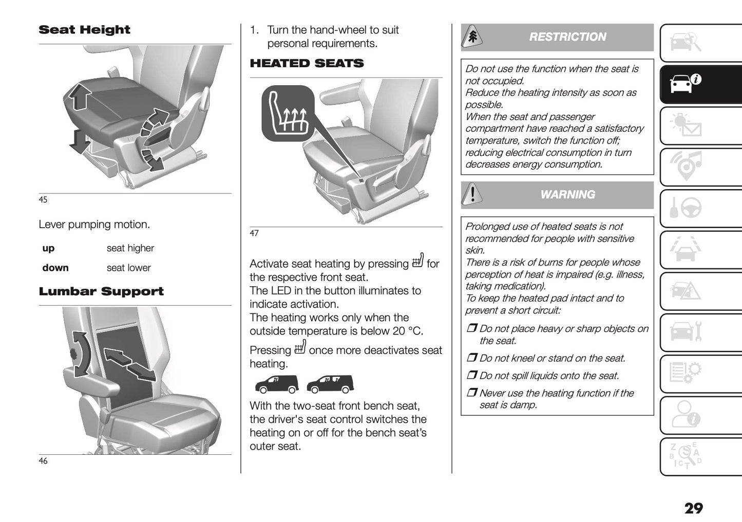 2025 Fiat Doblò Owner's Manual | English