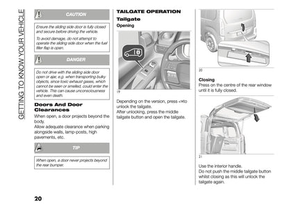 2026 Fiat Doblo Owner's Manual | English