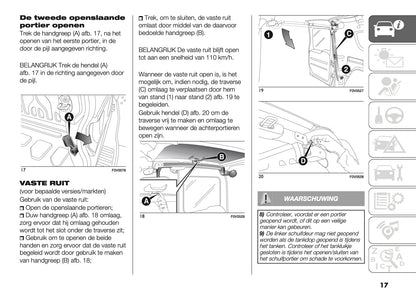 2018 Fiat Doblò Owner's Manual | Dutch