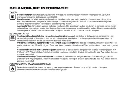 2018 Fiat Doblò Owner's Manual | Dutch