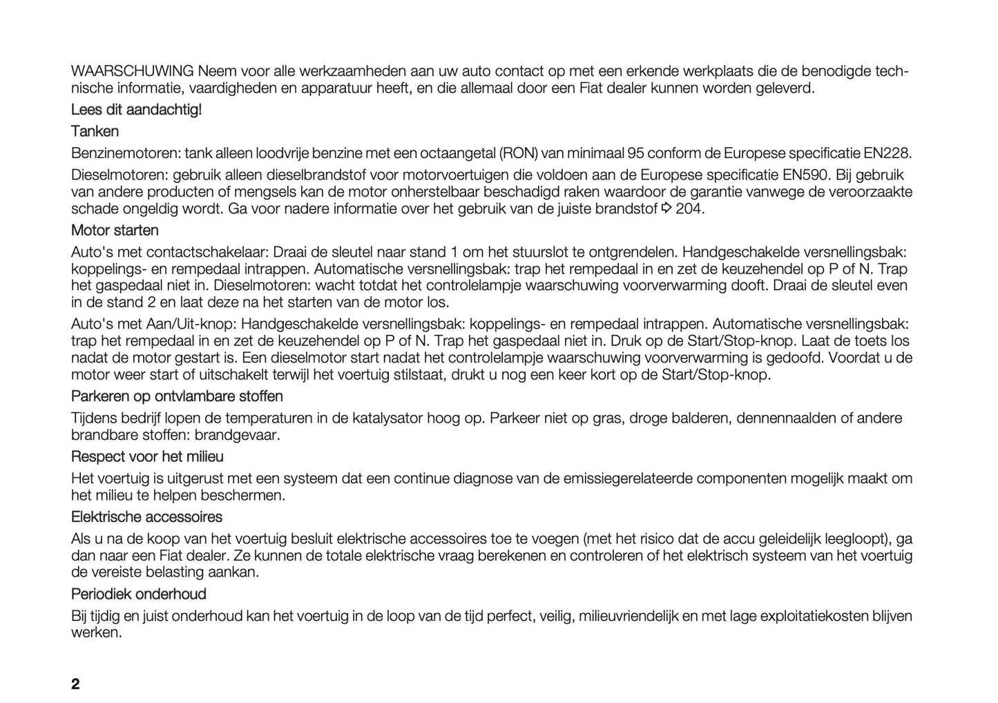 2023-2025 Fiat Doblo Gebruikershandleiding | Nederlands