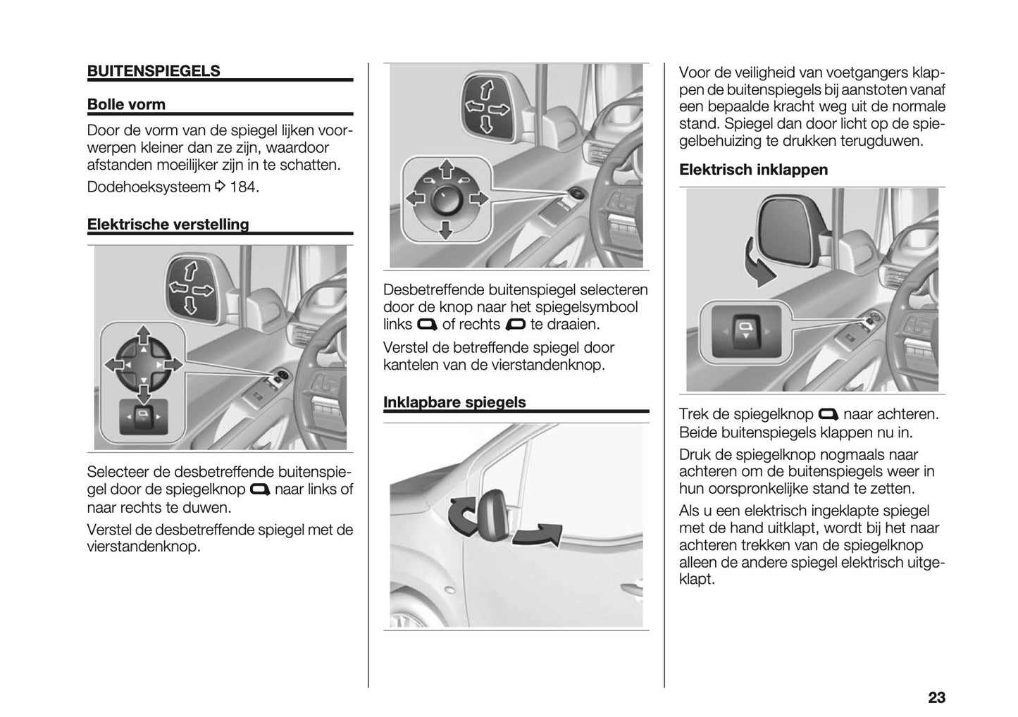 2023-2025 Fiat Doblo Gebruikershandleiding | Nederlands
