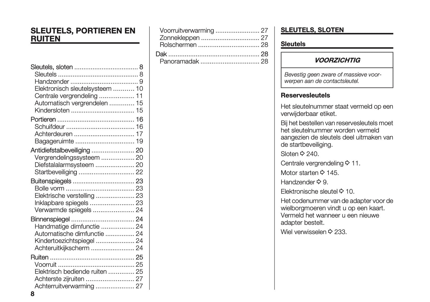 2023-2025 Fiat Doblo Gebruikershandleiding | Nederlands