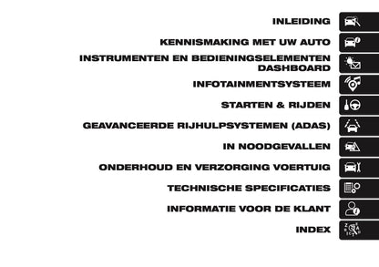 2025 Fiat Doblo Owner's Manual | Dutch