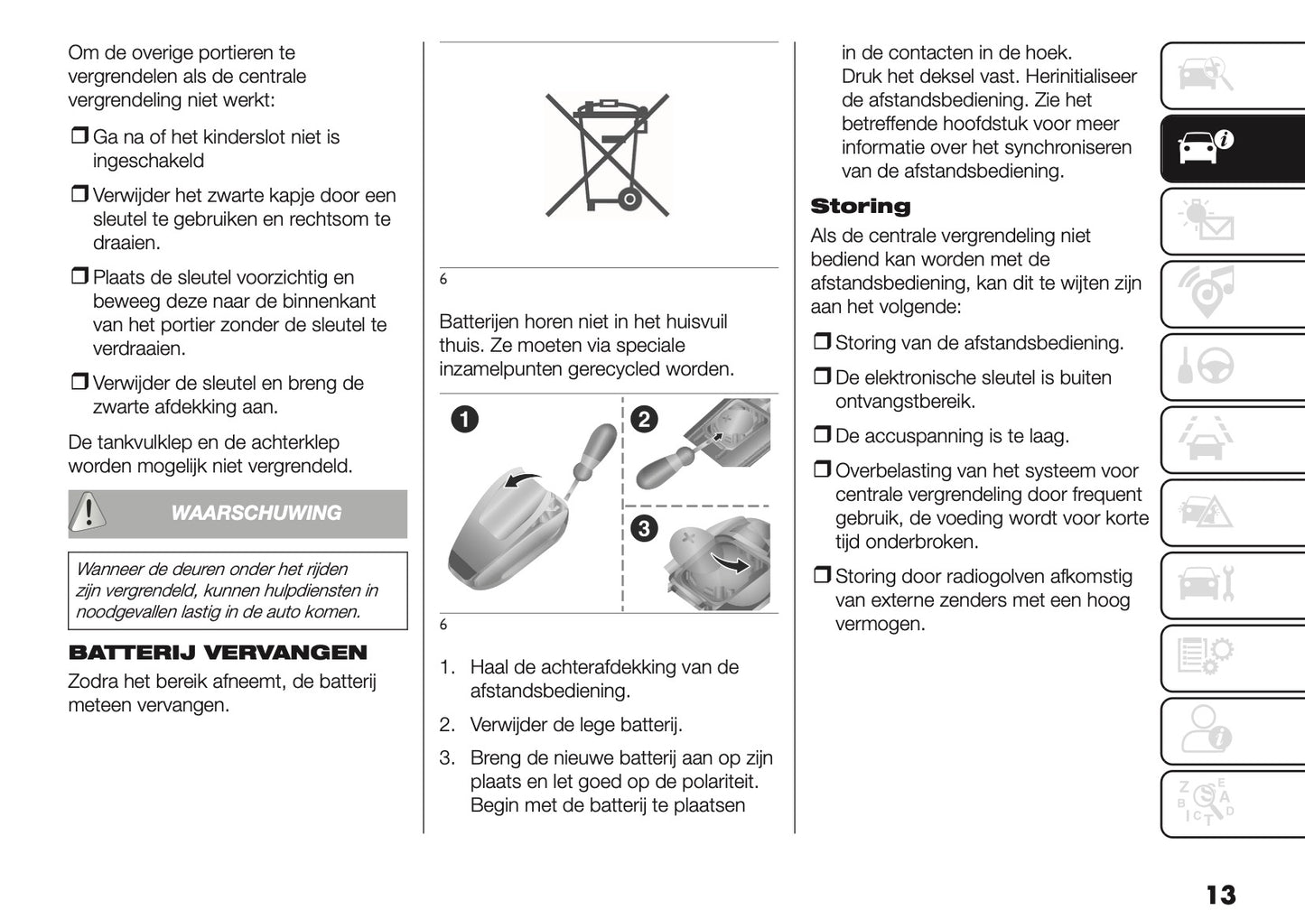2025 Fiat Doblo Owner's Manual | Dutch
