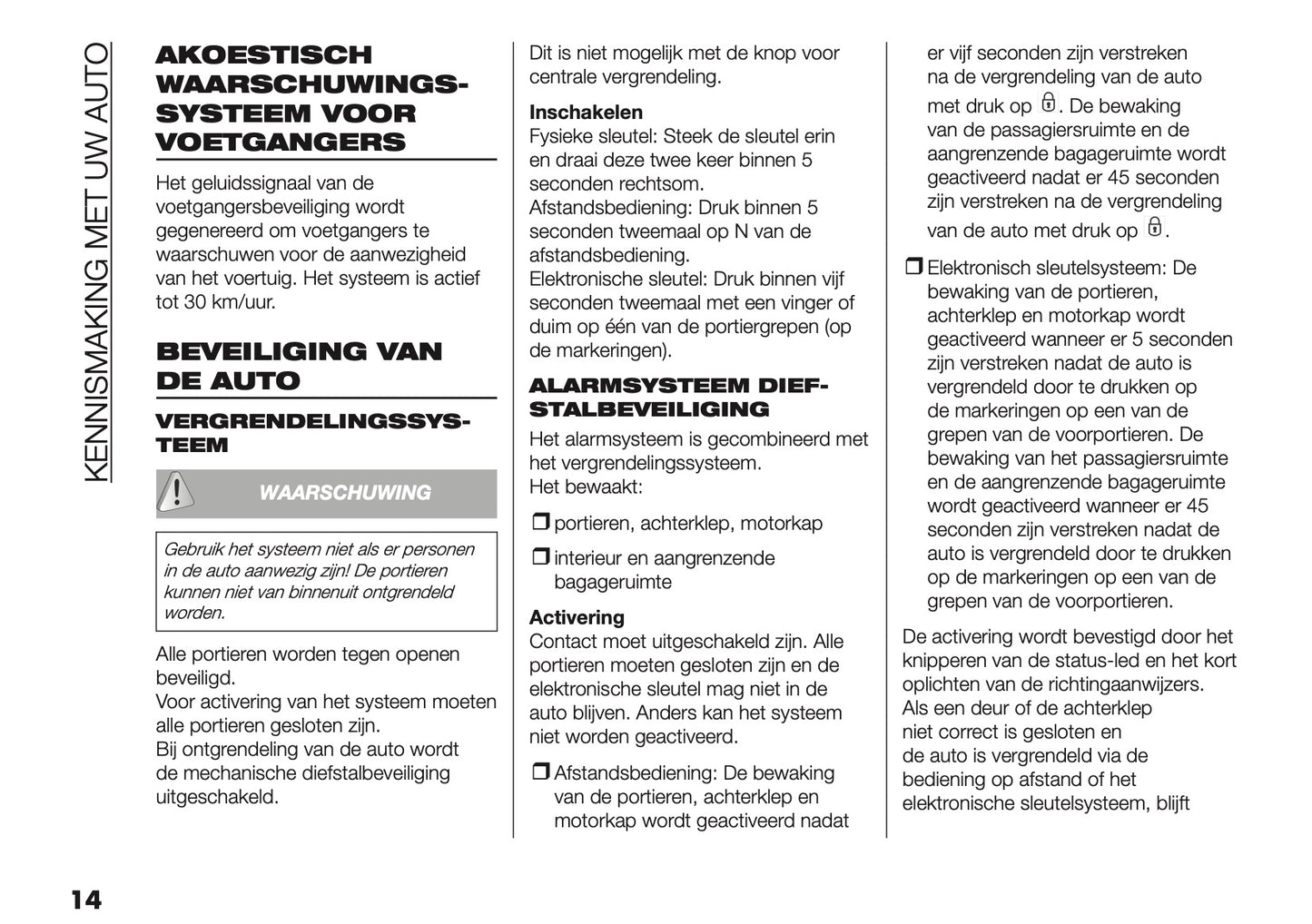 2025 Fiat Doblo Owner's Manual | Dutch