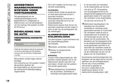 2025 Fiat Doblo Owner's Manual | Dutch