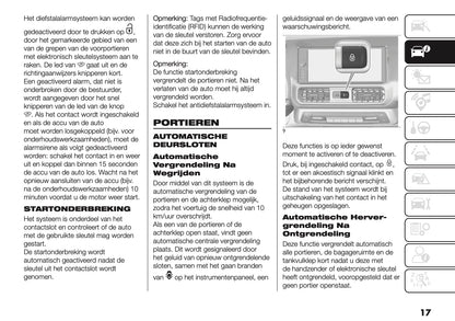 2025 Fiat Doblo Owner's Manual | Dutch