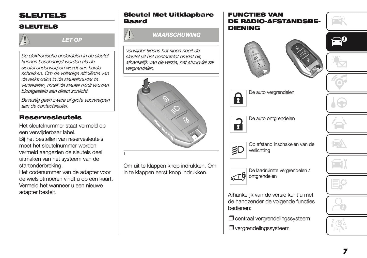 2025 Fiat Doblo Owner's Manual | Dutch