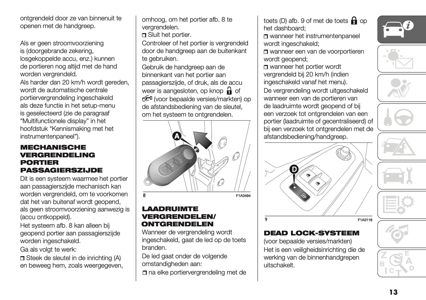 2019-2020 Fiat Ducato Camper Gebruikershandleiding | Nederlands