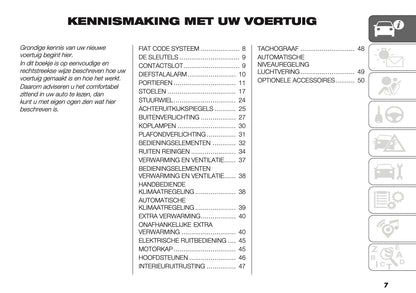 2019-2020 Fiat Ducato Camper Gebruikershandleiding | Nederlands