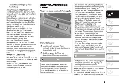 2025-2026 Fiat Ducato Owner's Manual | German