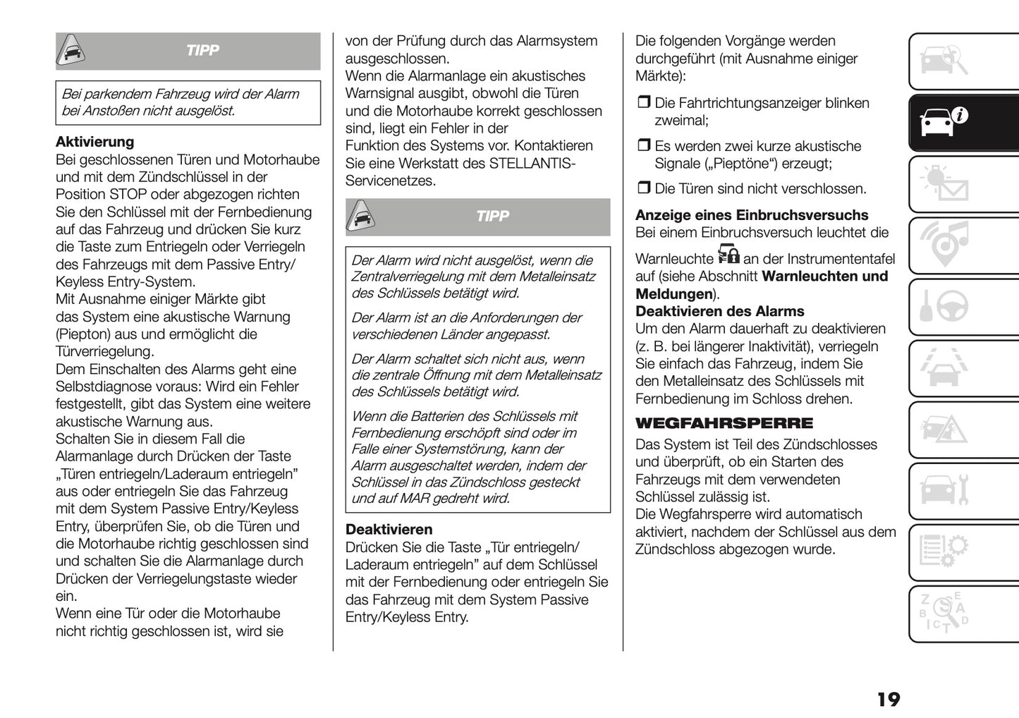 2025-2026 Fiat Ducato Owner's Manual | German