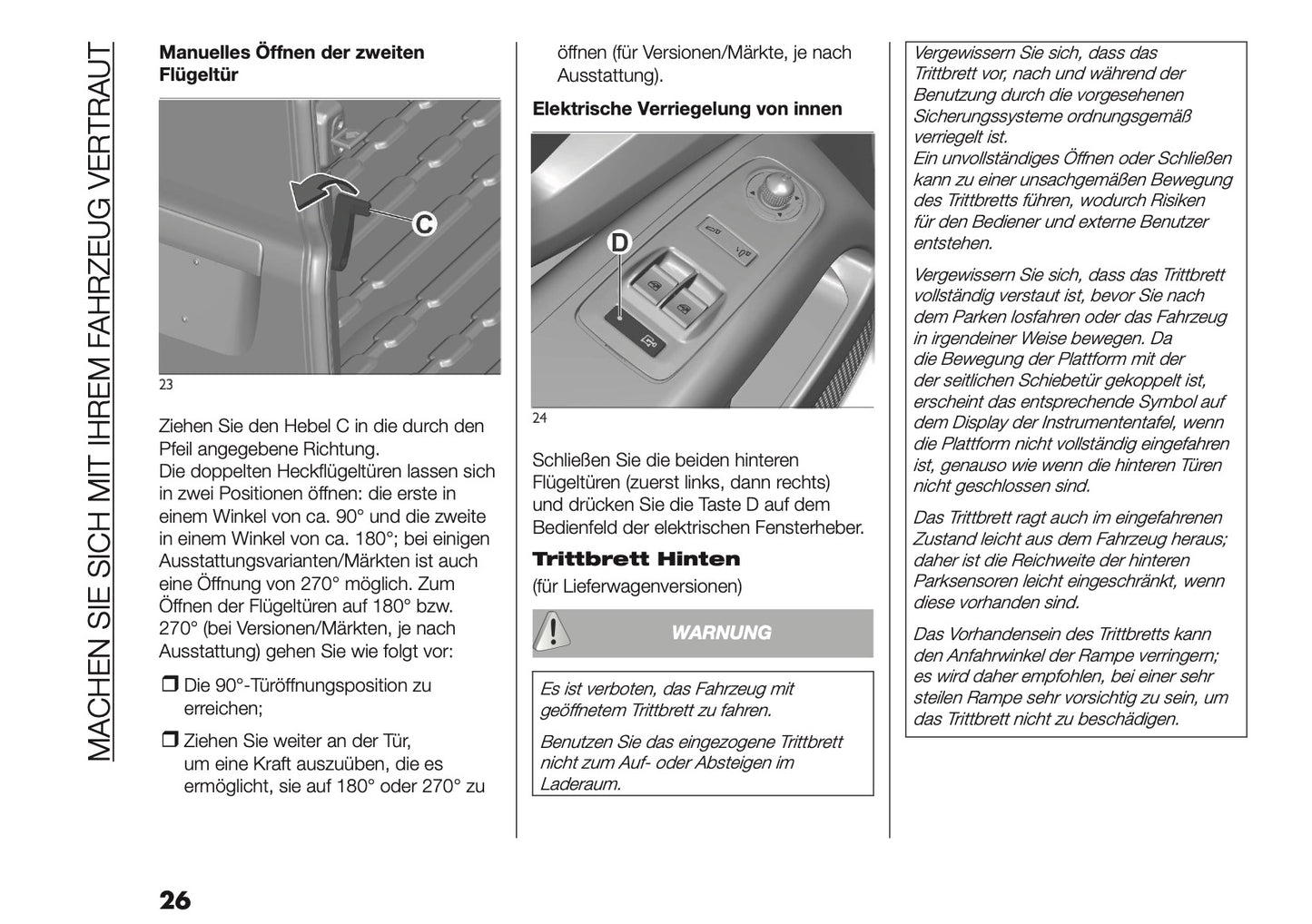 2025-2026 Fiat Ducato Owner's Manual | German