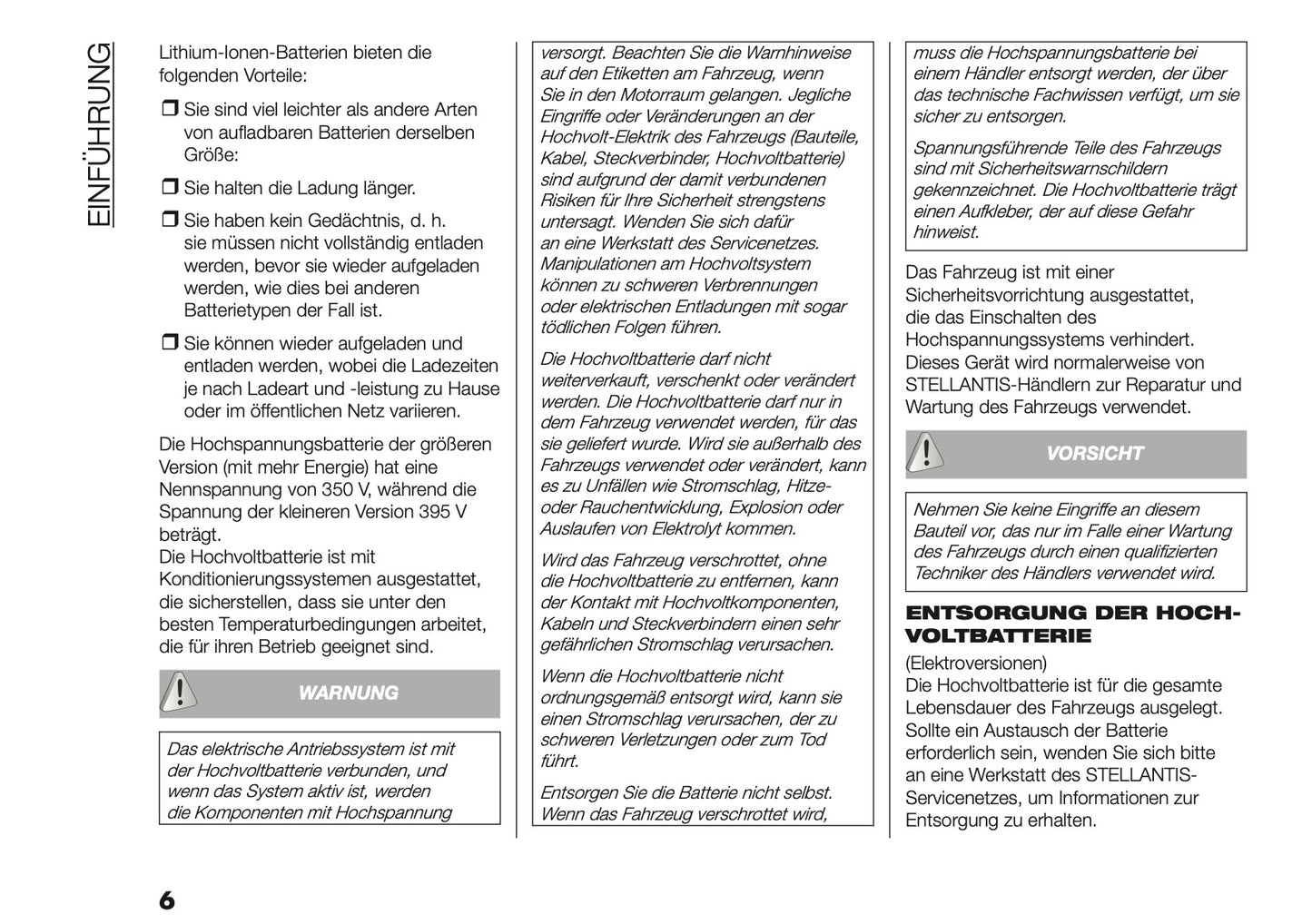 2025-2026 Fiat Ducato Owner's Manual | German