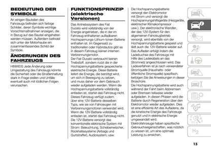 2025 Fiat Ducato Owner's Manual | German