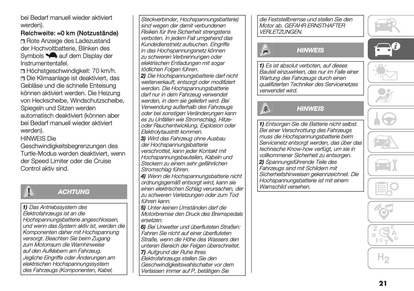 2025 Fiat Ducato Owner's Manual | German