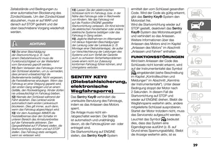 2025 Fiat Ducato Owner's Manual | German