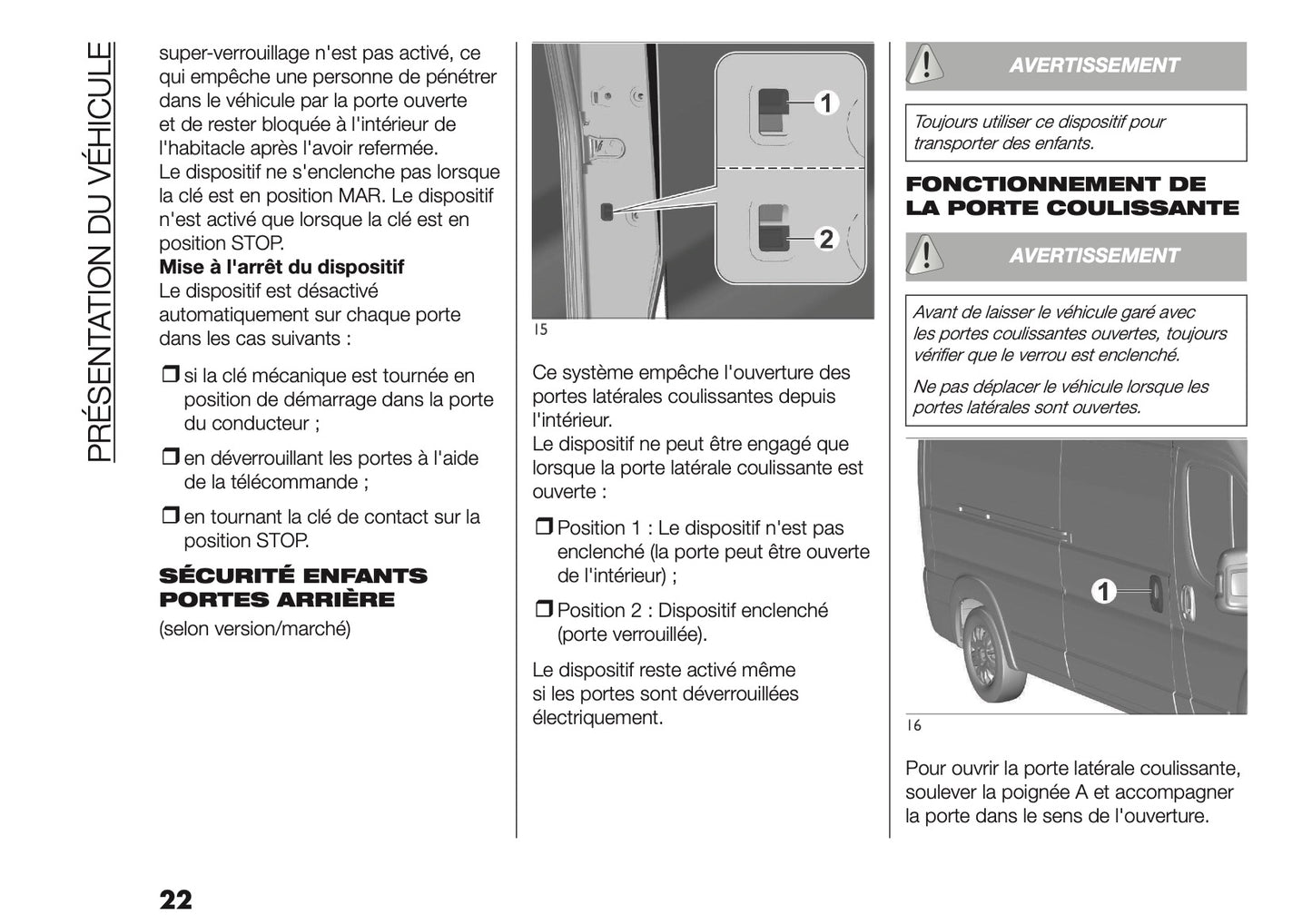 2025-2026 Fiat Ducato Manuel du propriétaire | Français
