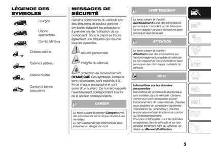 2025-2026 Fiat Ducato Manuel du propriétaire | Français