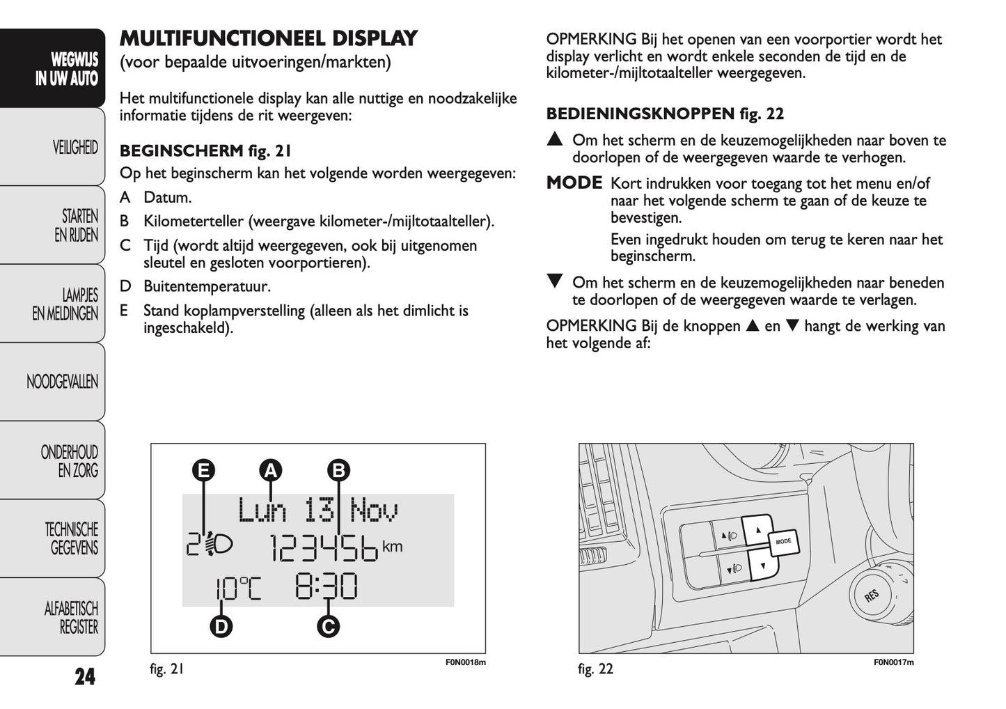 2010-2011 Fiat Ducato Gebruikershandleiding | Nederlands