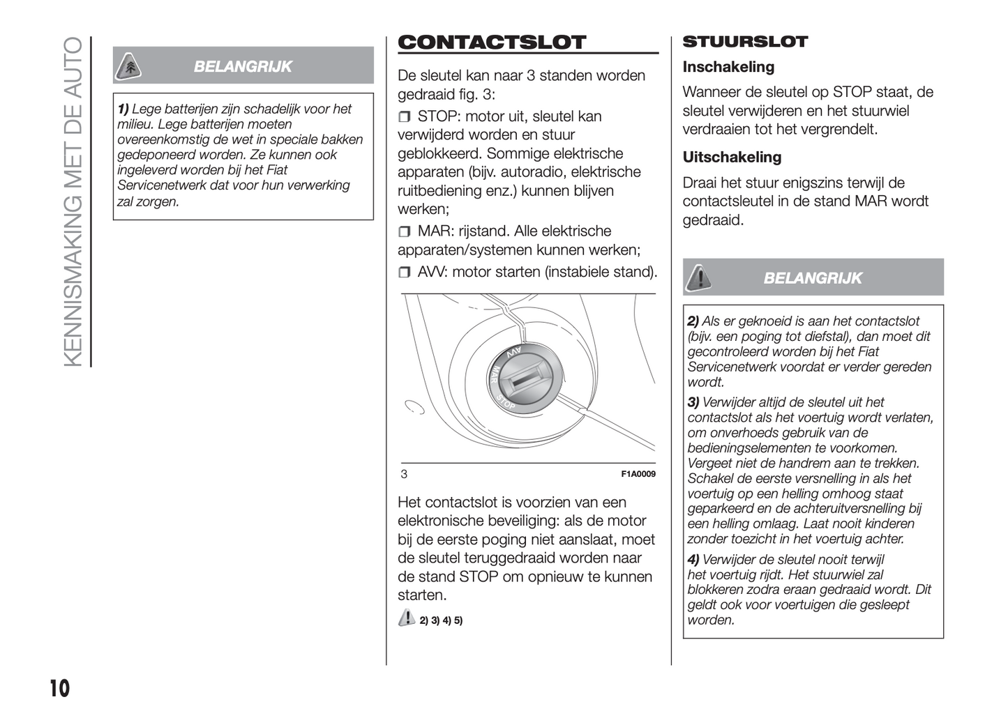 2016-2017 Fiat Ducato Owner's Manual | Dutch