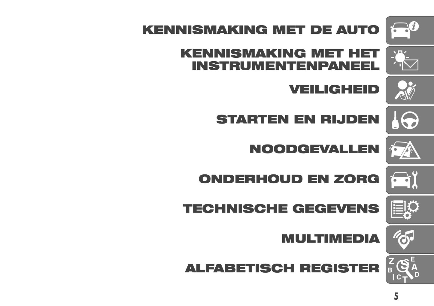 2018 Fiat Ducato Camper Gebruikershandleiding | Nederlands