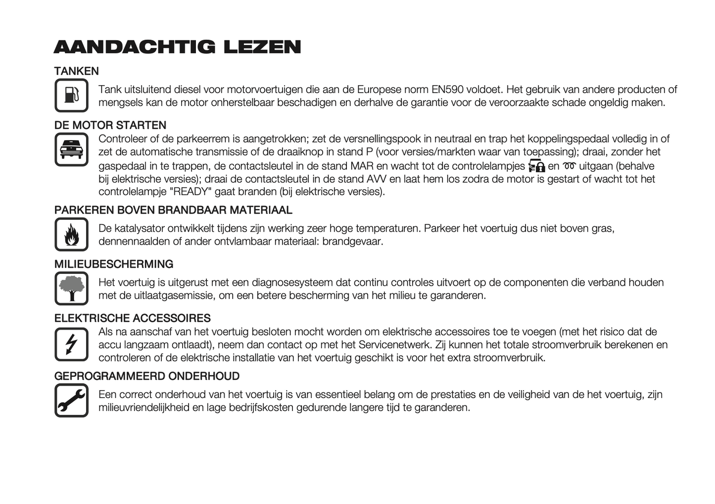 2024 Fiat Ducato/e-Ducato Owner's Manual | Dutch