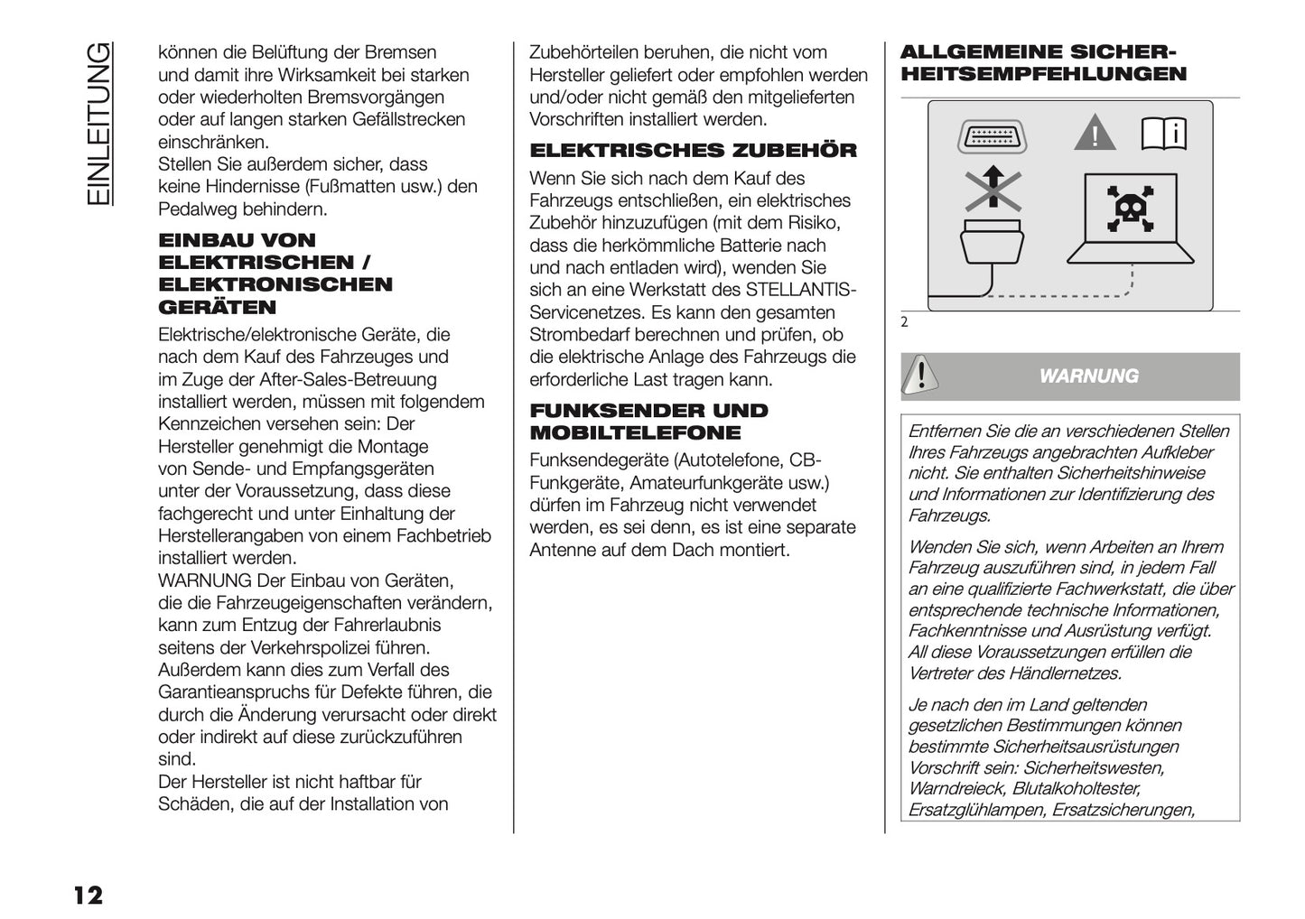 2025-2026 Fiat Grande Panda Owner's Manual | German