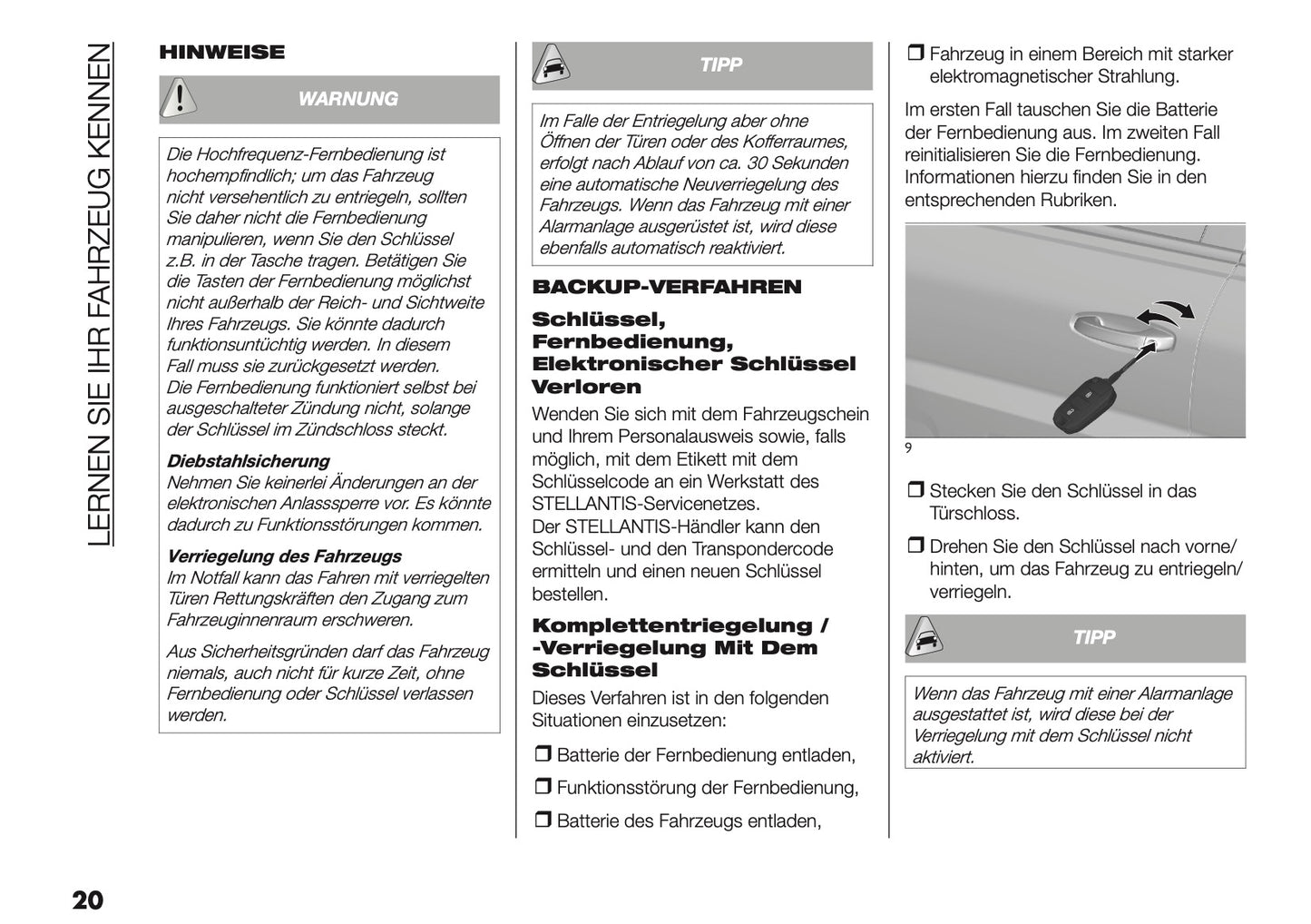 2025-2026 Fiat Grande Panda Owner's Manual | German