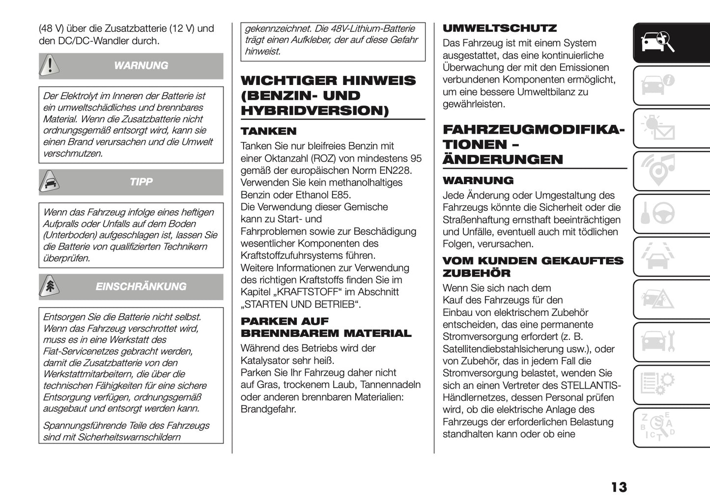 2026 Fiat Grande Panda Owner's Manual | German