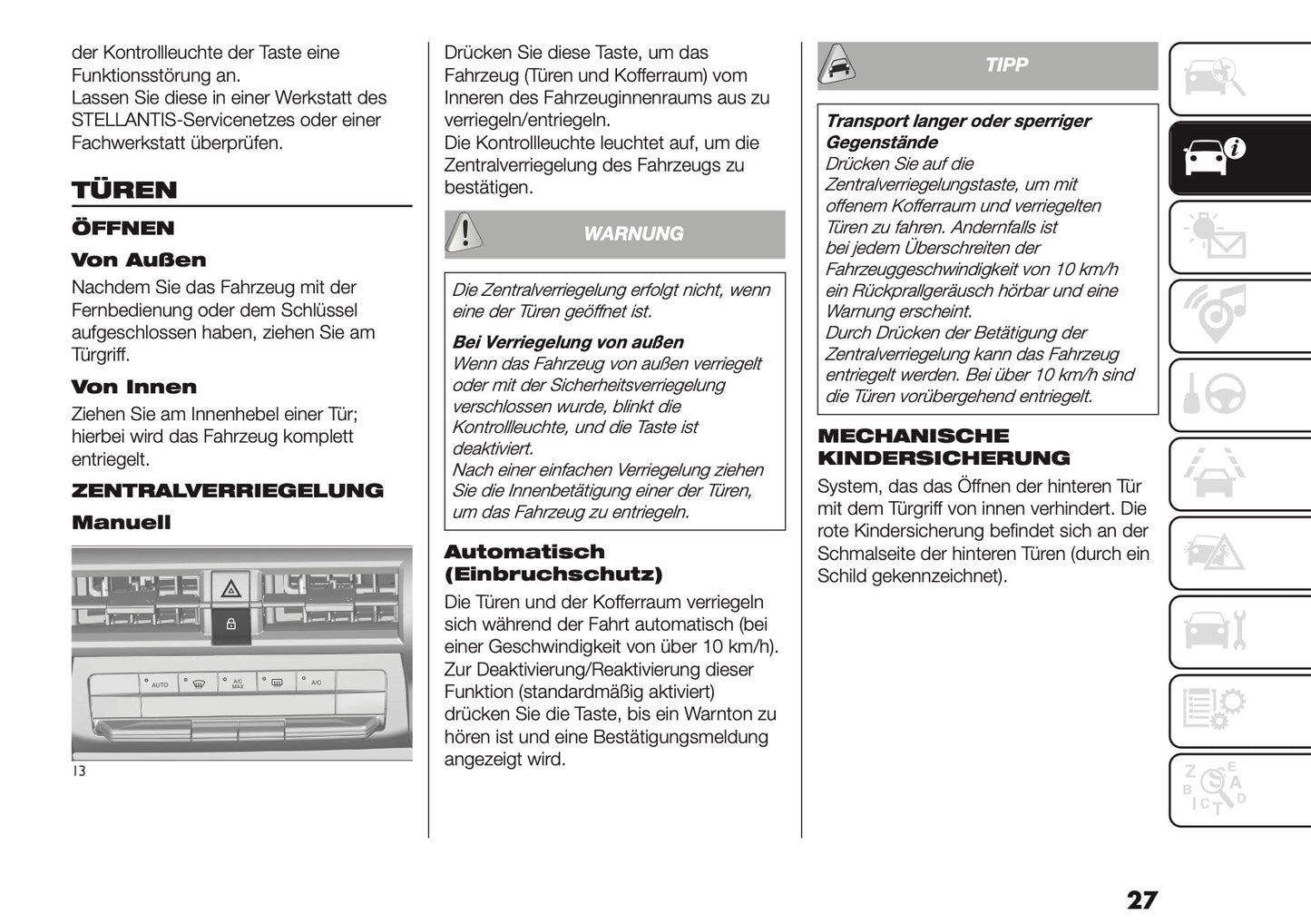 2026 Fiat Grande Panda Owner's Manual | German