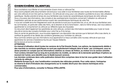 2025-2026 Fiat Grande Panda Manuel du propriétaire | Français