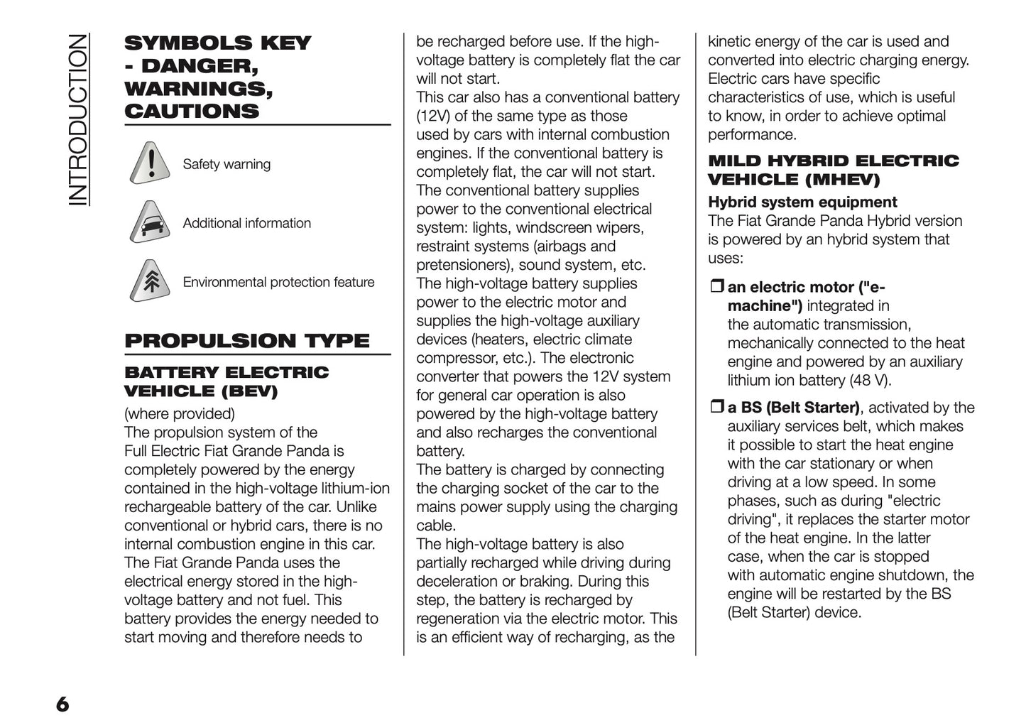 2025-2026 Fiat Grande Panda Owner's Manual | English