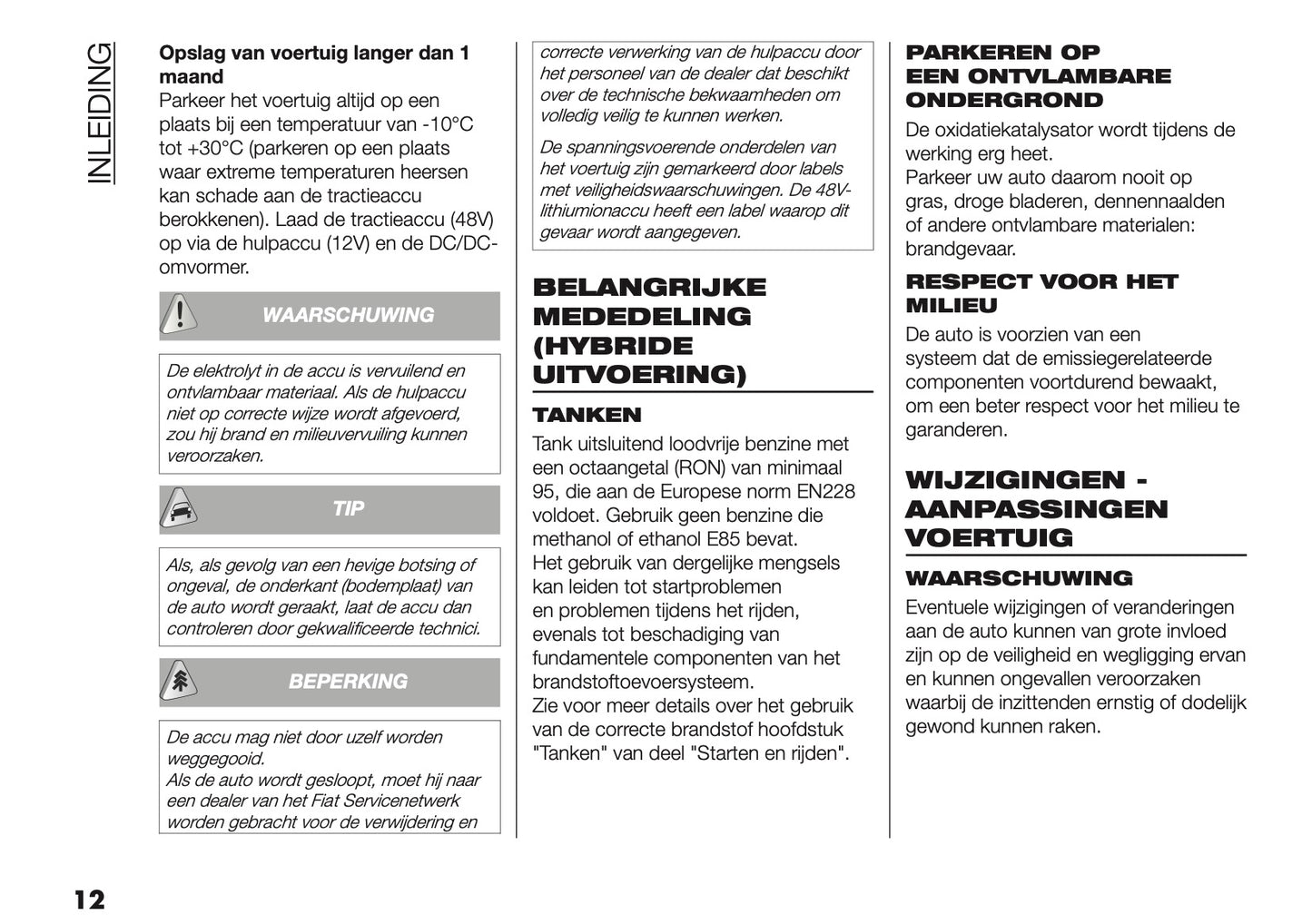 2025 Fiat Grande Panda Gebruikershandleiding | Nederlands