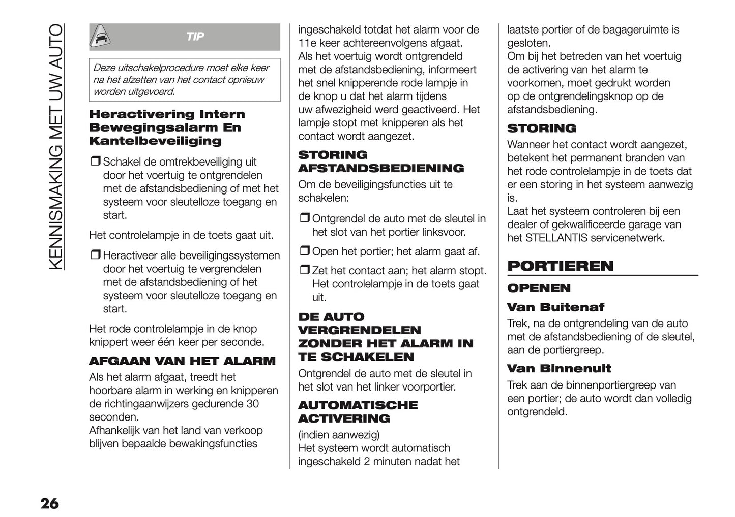 2025 Fiat Grande Panda Gebruikershandleiding | Nederlands
