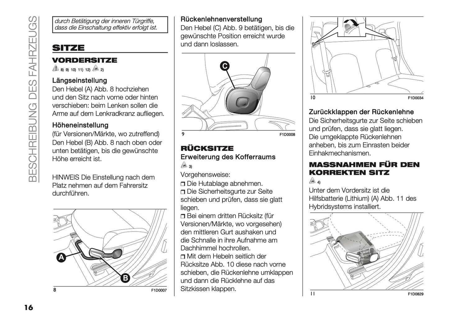 2024-2025 Fiat Panda/Panda Cross Owner's Manual | German