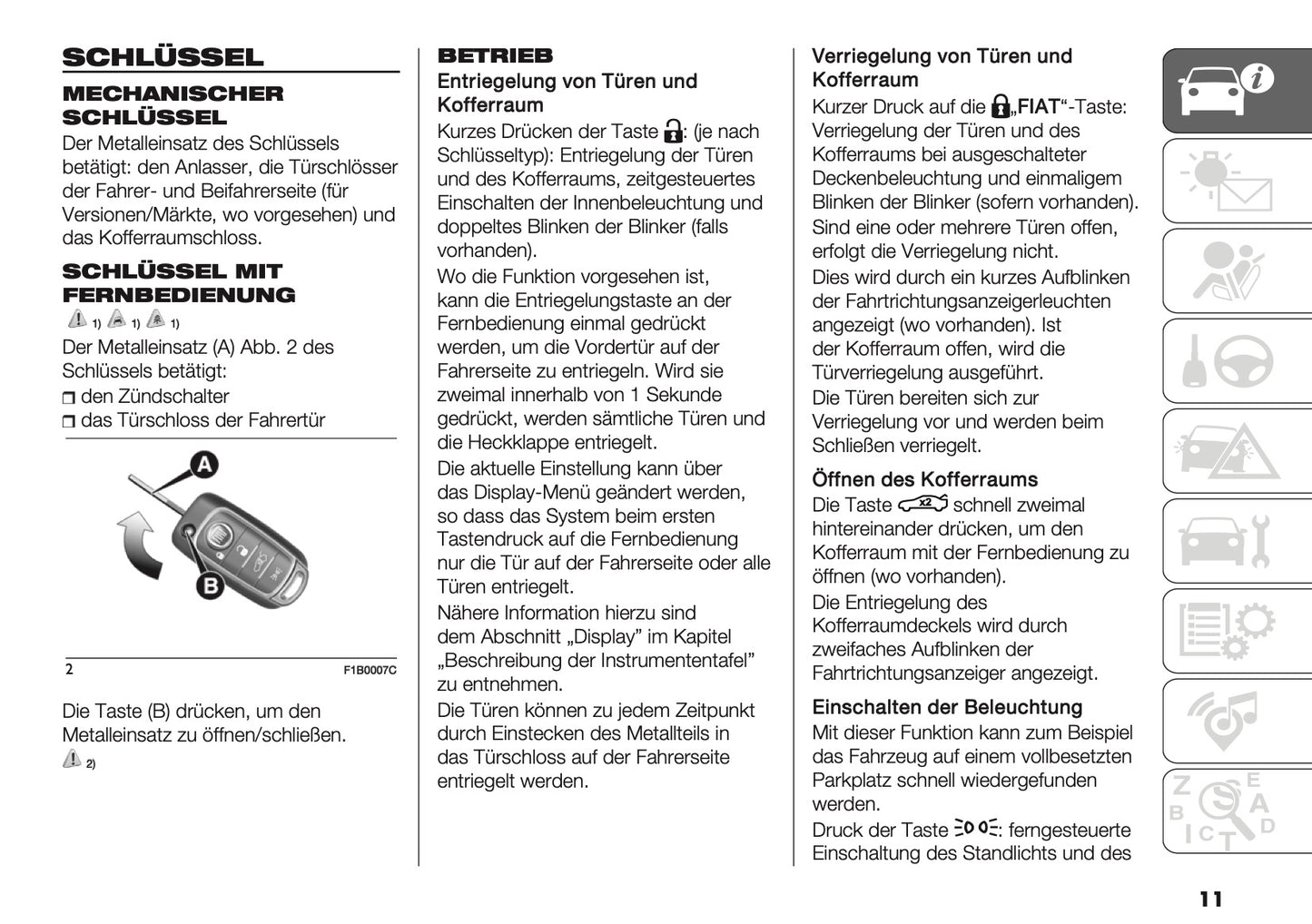 2026 Fiat Panda/Pandina Owner's Manual | German