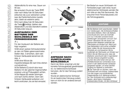 2026 Fiat Panda/Pandina Owner's Manual | German